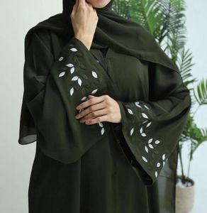 Elegant Olive Green Abaya