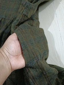Vintage Plaid woolen Dress