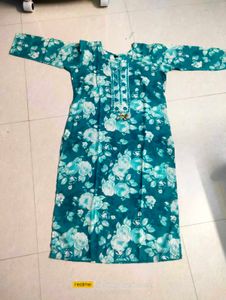 Rayon Cotton Kurti Set
