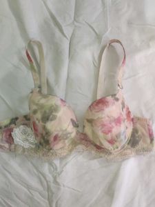 Floral Print Bra