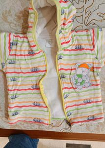 Baby Zip-Up Hoodie - Nautical Theme