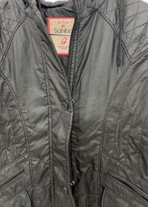 Stylish Black Quilted Jacket