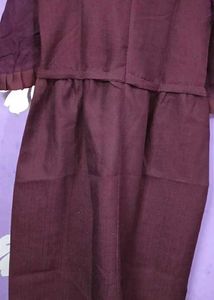 Maroon Kurta set