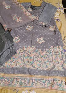 Complete Suit With Colours Ful Dupatta