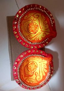 Handcrafted Diwali Diya Set