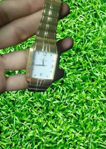 Classic Gold Titan Analog Watch