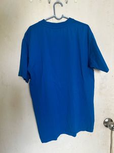 Blue Graphic Print T-shirt- Size XL