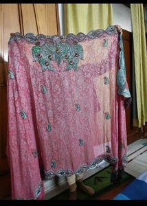 Women Heavy Stone Work Saree