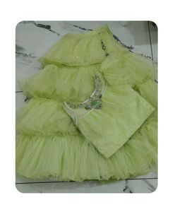 Elegant Green Skirt And Top💚