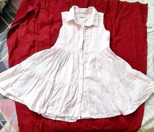 Flared Cotton Frock Dress