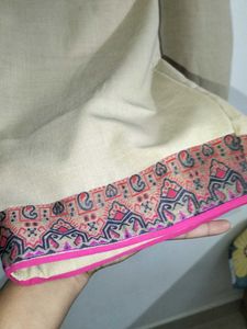 Beige Culottes Pants &amp; Kurta set
