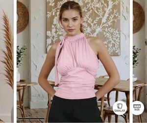 New With tag- Pink Halter Top