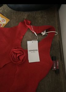 Urbanic - Red Rose Halter Top ❤️‍🔥– Elegant, Chic