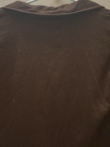 Brown Long Sleeve Top