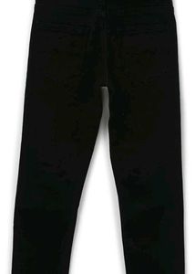 Black Straight Leg Jeans