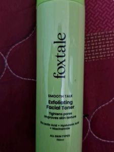 Foxtale Exfoliating Facial Toner