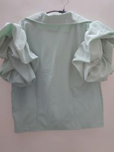 Lime green Color New shirt. Balloon Shape Sleevs