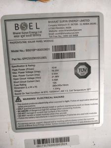 Solar Panel 12 Volt 10 Watt