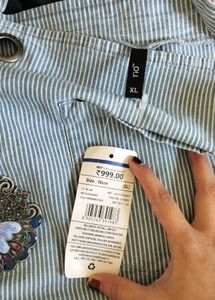 RIO Striped Denim Dungaree