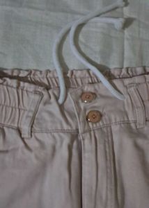Peach Wide Leg Pants