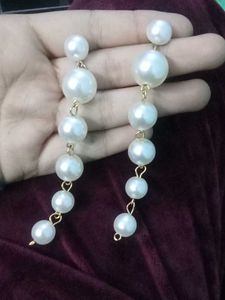 Elegant Pearl Drop Earrings