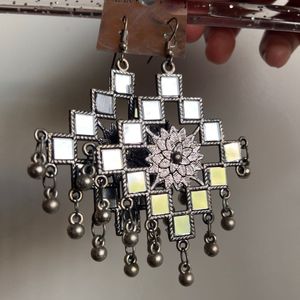 Statement Indo-Western Earrings - Set of 2 Pairs