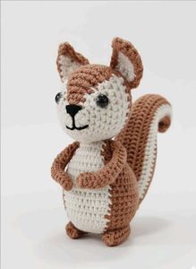 Crochet Squirrel Plush