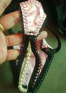 Cute Sexy Black &amp; Pink Lingerie Set
