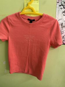 Coral Forever 21 Tee