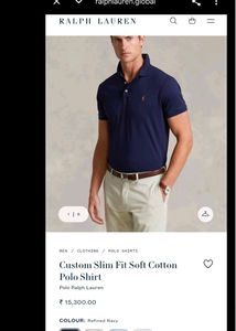 Polo Ralph Lauren Soft Cotton Tshirt Size XL