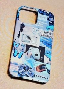iPhone 13 Pro Max Blue Aesthetic Case