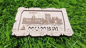 Wooden Fridge Magnet.