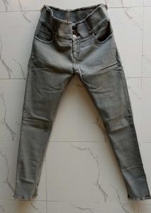 Gray Denim Jeans