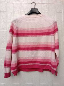 New with tag Pinterest Korean Striped Knit Sweater
