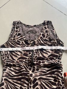 Leopard Print stiched  Kurta