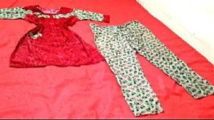 Cotton Night Dress Set
