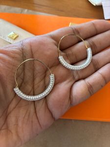 Adornmonde Sterling Silver Hoop Earrings