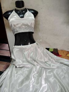 Elegant Halter Top Lehenga Skirt Festival Dhamaka