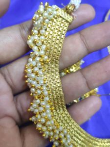 Cluster Pearls Necklace &amp; Jhumkas