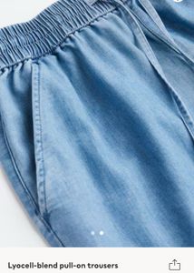 Blue Denim Culottes