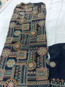 Elegant Embroidered Dress Material(No Discount)