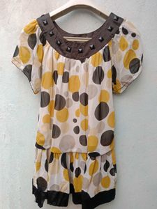 New With Tag Cute Art Double Layer Top