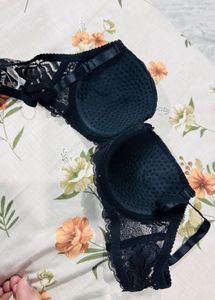Black Lace Bra &amp; Panty Set