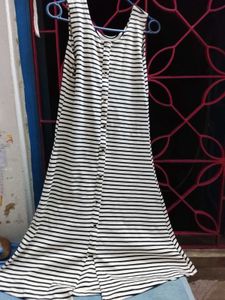 Striped Sleeveless Dress