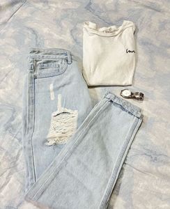 Pinteresty Mom Fit Fungy Jeans