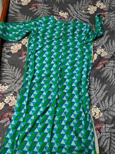 Printed Kurta- 42- Used But In Good Condition