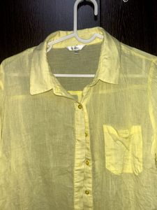 Yellow Button-Down Shirt