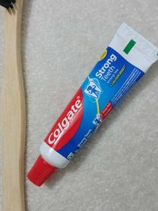 Bamboo Toothbrush &amp; Toothpaste Set