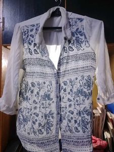Floral Embroidered Shirt