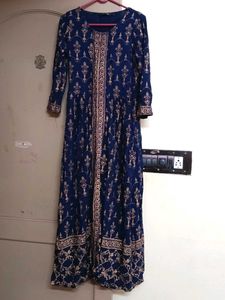 Elegant Blue Ethnic Gown
